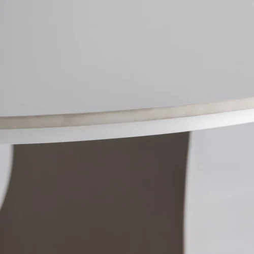Table à manger Dausse pierre frittée blanc cassé Vical Home — vue 3