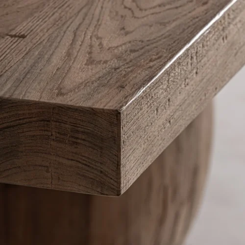 Table à manger Erloy bois de chemin de fer Vical Home — vue 3