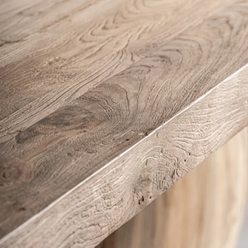 Table à manger Erloy bois de chemin de fer Vical Home — vue 5