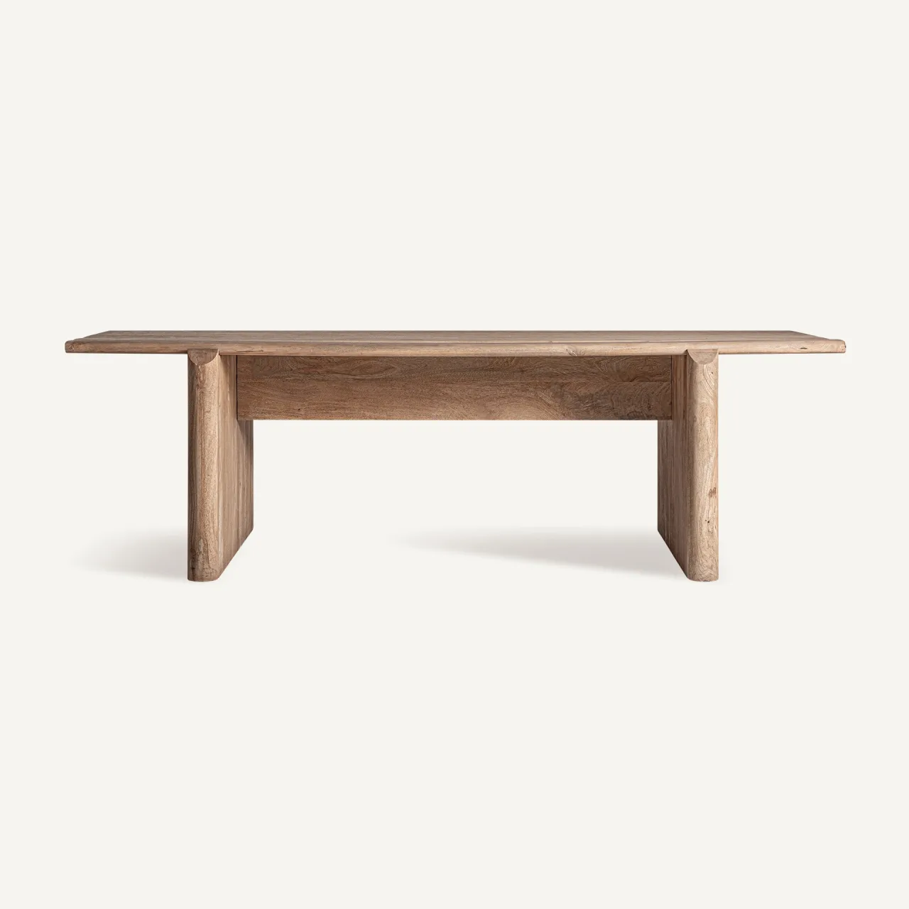 Table à manger Jacquard bois de manguier brun clair 250 cm Vical Home