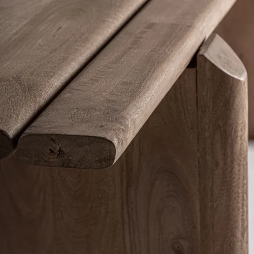 Table à manger Jacquard bois de manguier brun clair 250 cm Vical Home — vue 5