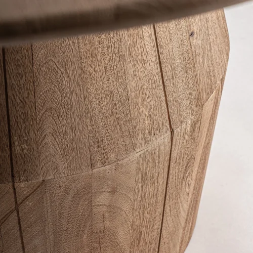 Table à manger Jacquard manguier clair 130 cm Vical Home — vue 4