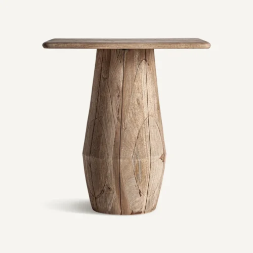 Table à manger Jacquard manguier marron 70 cm Vical Home