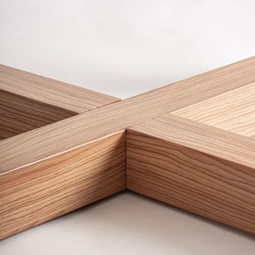 Table à manger Koshena béton blanc cassé Vical Home — vue 4