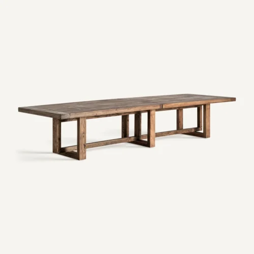 Table à manger Norvik orme marron 400 cm Vical Home — vue 2