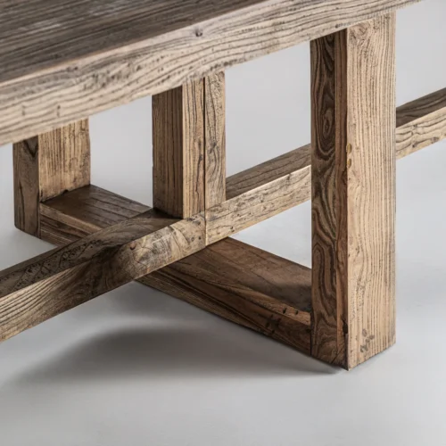 Table à manger Norvik orme marron 400 cm Vical Home — vue 6