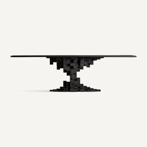 Table à manger Pètria manguier noir sablé Vical Home