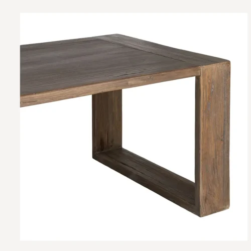 Table à manger rectangulaire bois d'orme recyclé Ixia 200 cm — vue 3