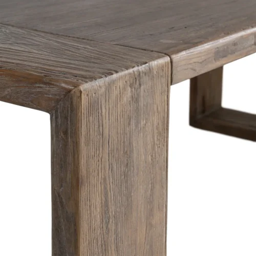 Table à manger rectangulaire bois d'orme recyclé Ixia 200 cm — vue 5
