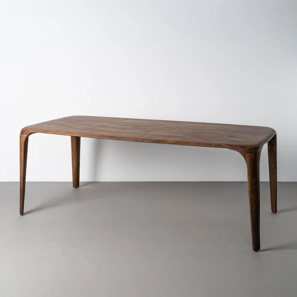 Table à manger rectangulaire bois de manguier Ixia 210 cm