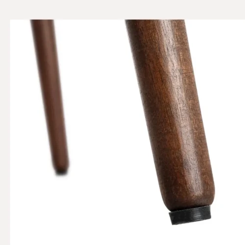 Table à manger organique bois de manguier marron foncé Ixia 145 cm — vue 8