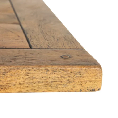 Table à manger rectangulaire bois de manguier noir Ixia 160 x 90 cm — vue 5