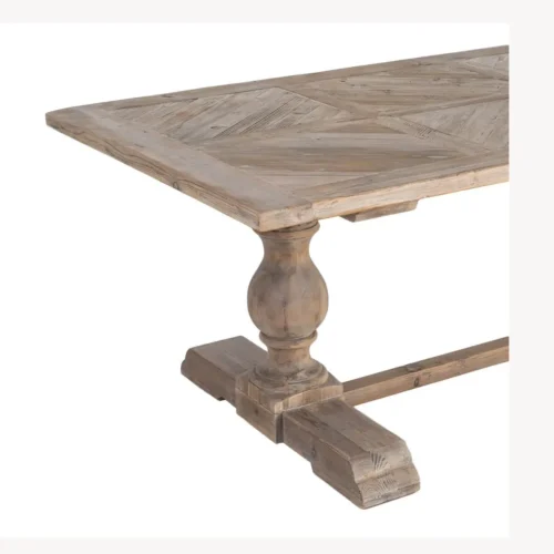 Table à manger rectangulaire bois de pin recyclé Ixia 240 cm — vue 2