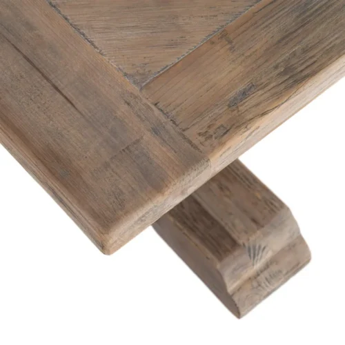 Table à manger rectangulaire bois de pin recyclé Ixia 240 cm — vue 3