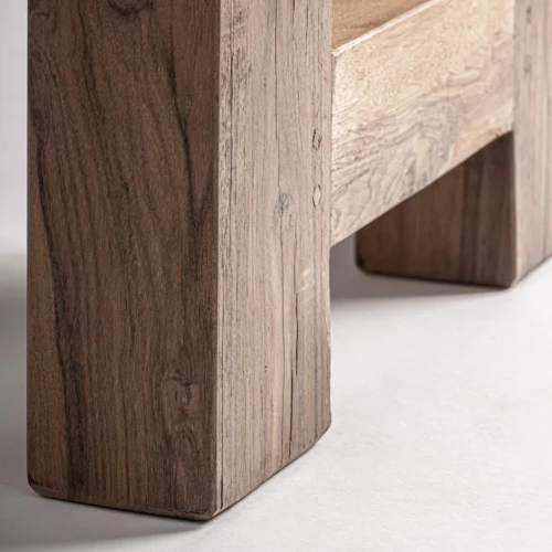 Table à manger Riom bois recyclé marron Vical Home — vue 7