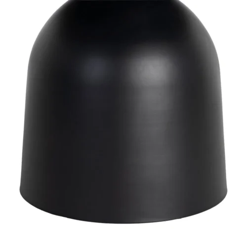 Table à manger ronde plateau pierre frittée noire Ixia 120 cm — vue 6