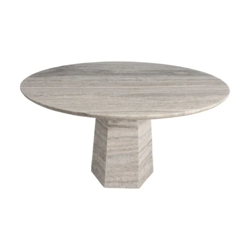 Table à manger ronde Westin gris Ø 135 cm Richmond Interiors