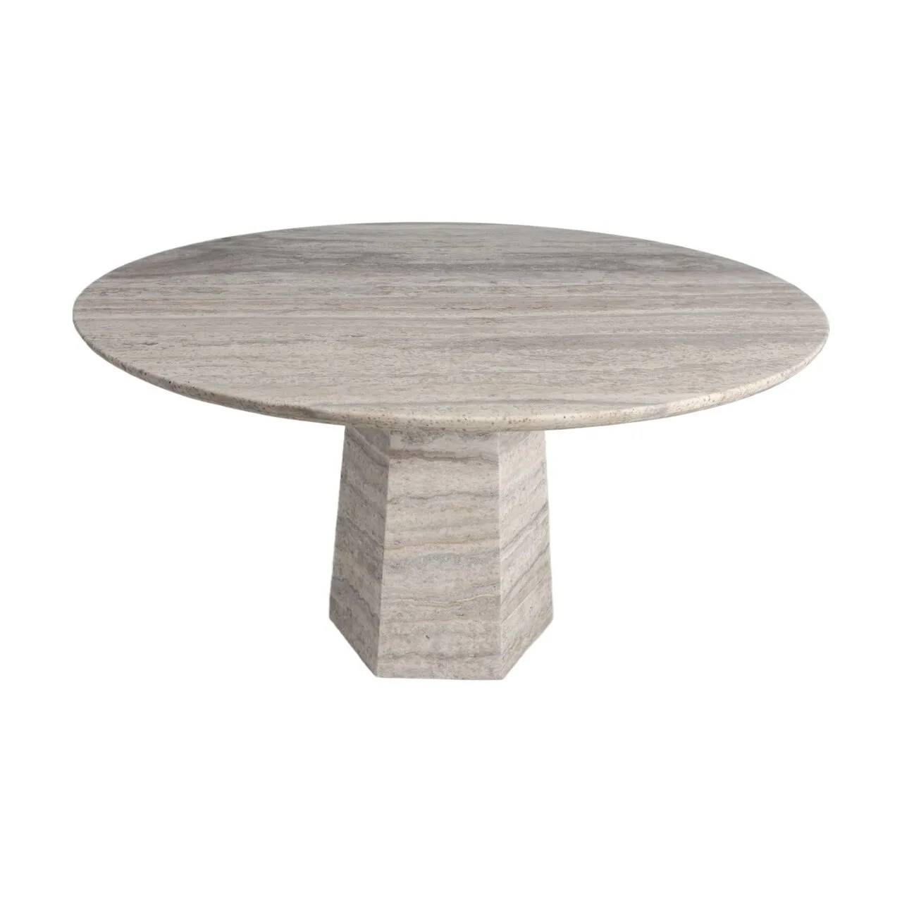 Table à manger ronde Westin gris Ø 135 cm Richmond Interiors