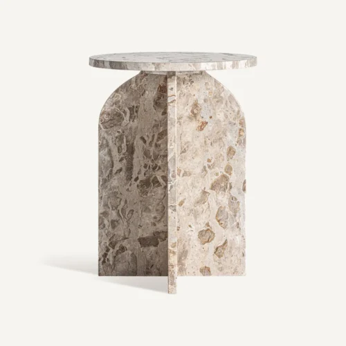Table basse Alessano marbre beige Vical Home