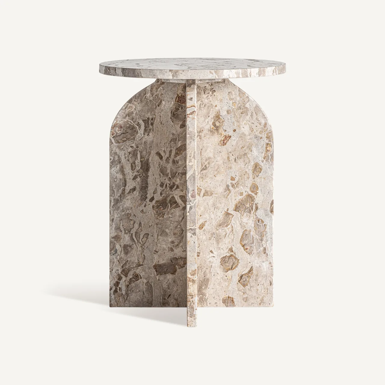 Table basse Alessano marbre beige Vical Home
