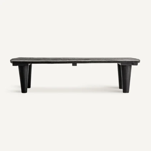 Table basse Allons bois recyclé noir Vical Home