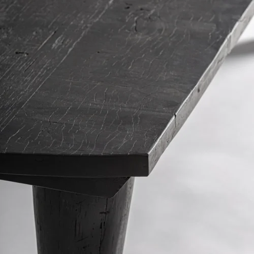 Table basse Allons bois recyclé noir Vical Home — vue 3