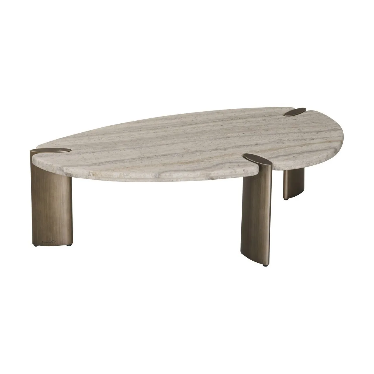 Table basse Arcadia travertin gris Richmond Interiors