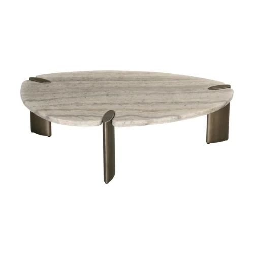 Table basse Arcadia travertin gris Richmond Interiors — vue 4