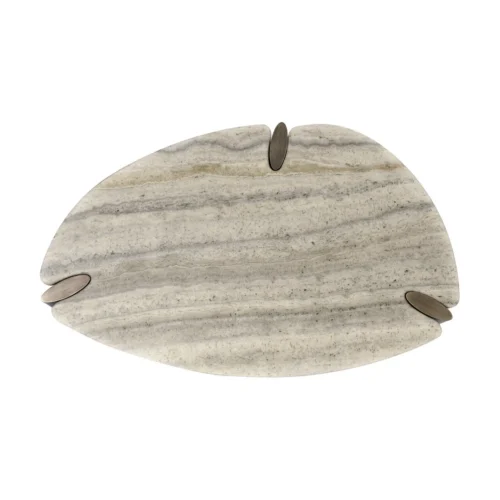 Table basse Arcadia travertin gris Richmond Interiors — vue 5