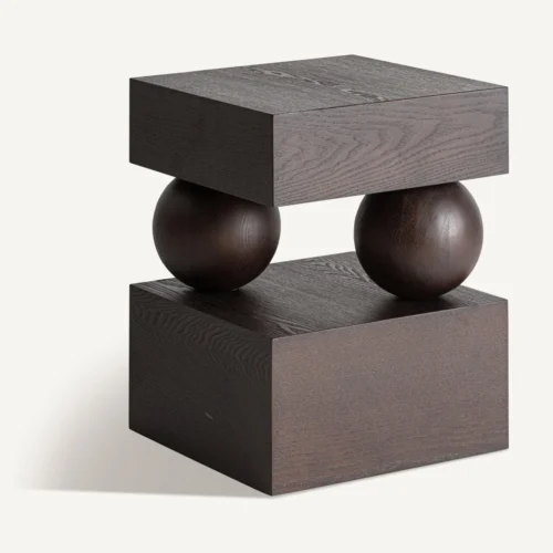 Table basse Arriach orme et frêne wengé Vical Home — vue 2