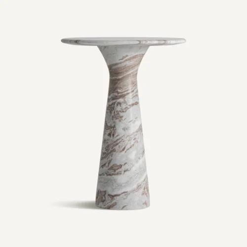 Table basse Asselt marbre marron Vical Home
