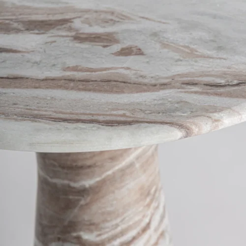 Table basse Asselt marbre marron Vical Home — vue 2