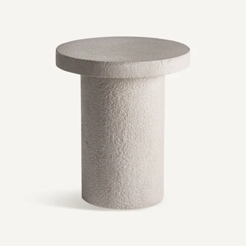 Table basse Banfe beige 48 x 48 Vical Home — vue 2