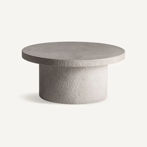 Table basse Banfe beige 90 x 90 Vical Home — vue 2
