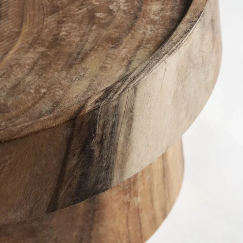 Table basse Barika bois de suar marron Vical Home — vue 3