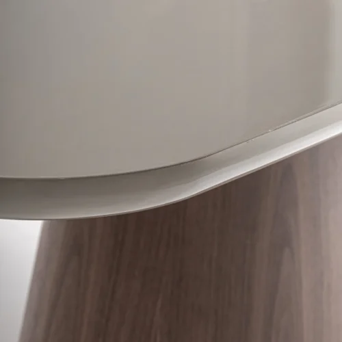 Table basse Bionaz taupe et noyer Vical Home — vue 3