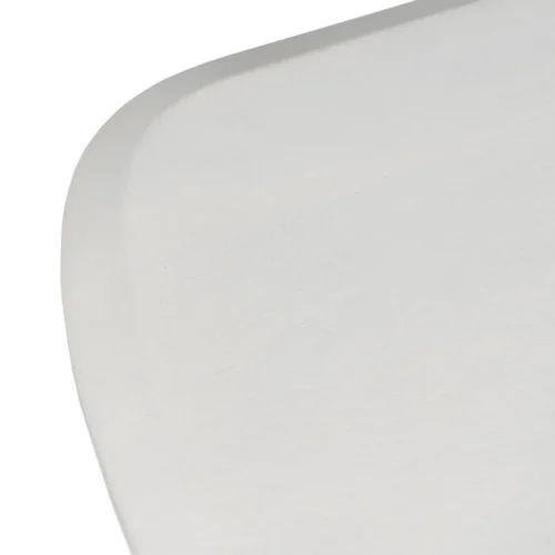 Table basse bois d'acacia blanc rosé Ixia 130 cm — vue 3