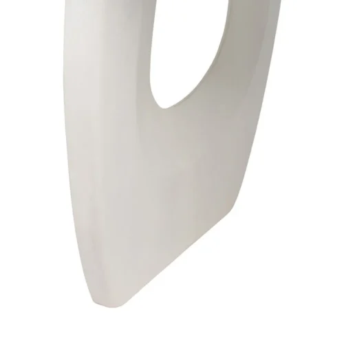 Table basse bois d'acacia blanc rosé Ixia 130 cm — vue 7