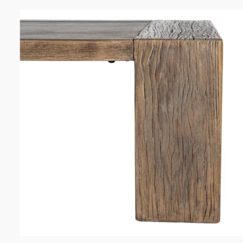 Table basse bois d'orme recyclé Ixia 160 cm — vue 7