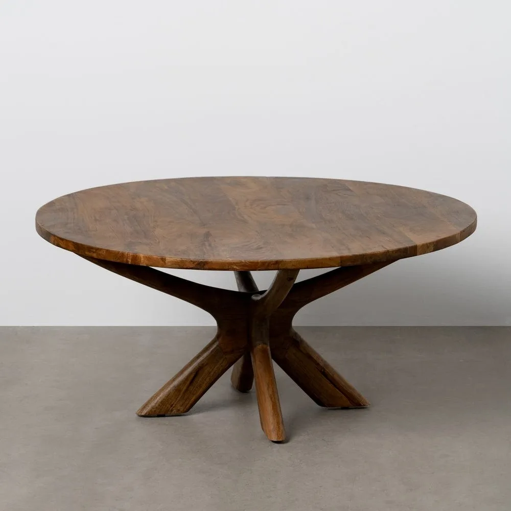 Table basse bois de manguier Ixia 100 cm
