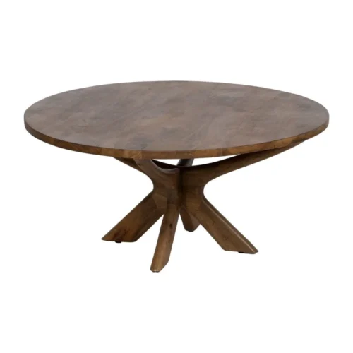 Table basse bois de manguier Ixia 100 cm — vue 3