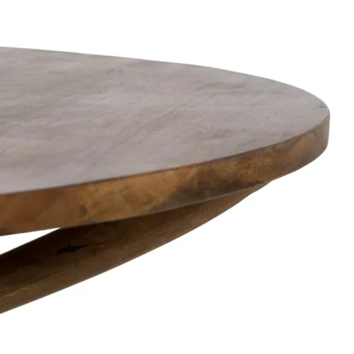 Table basse bois de manguier Ixia 100 cm — vue 6