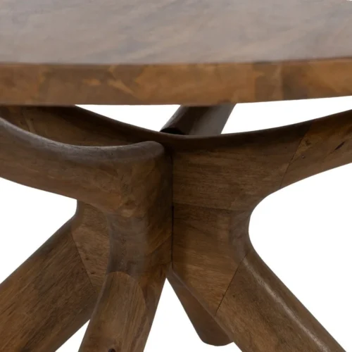 Table basse bois de manguier Ixia 100 cm — vue 7