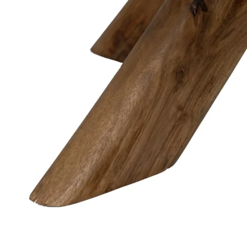 Table basse bois de manguier Ixia 100 cm — vue 9
