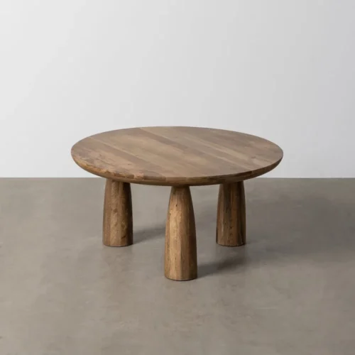 Table basse bois de manguier Ixia 75 cm — vue 2