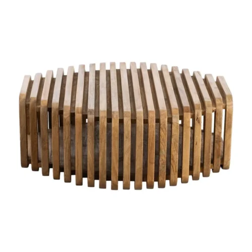 Table basse bois de manguier Ixia 84 cm — vue 5