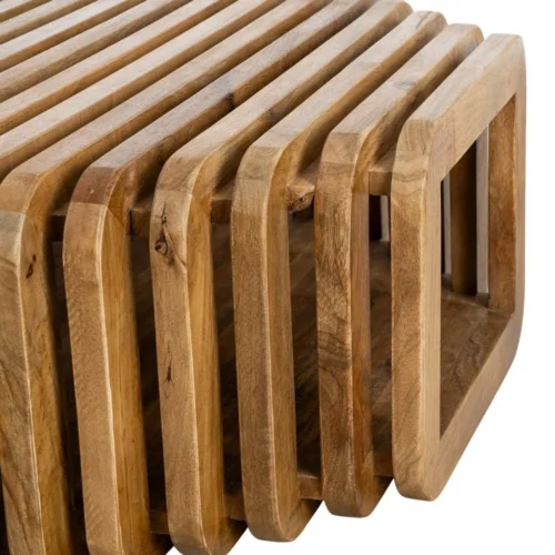 Table basse bois de manguier Ixia 84 cm — vue 7