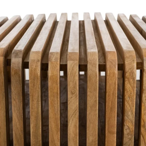 Table basse bois de manguier Ixia 84 cm — vue 8