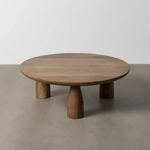 Table basse bois de manguier Ixia 90 cm — vue 2