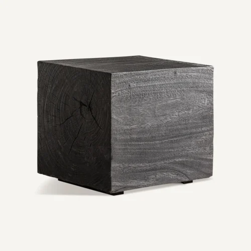 Table basse bois de suar 45 x 40 x 35 Vical Home — vue 2